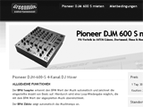 Pioneer DJM 600 mieten
